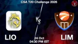 LIO vs LIM Dream11 Prediction, Preview & Updates - <small>Sat, 24 Oct 04:30 PM IST</small>