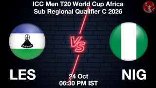 LES vs NIG - ICC Men