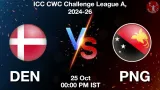 DEN vs PNG Dream11 Prediction, Preview & Updates - <small>Sun, 25 Oct 12:00 PM IST</small>