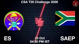 ES vs SAEP - CSA T20