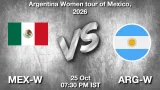 MEX-W vs ARG-W Dream11 Prediction - <small>Sun, 25 Oct 07:30 PM IST</small>