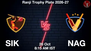 SIK vs NAG - Ranji Trophy
