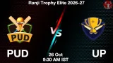 PUD vs UP Dream11 Prediction, Preview & Updates - <small>Mon, 26 Oct 09:30 AM IST</small>