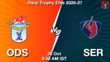 ODS vs SER Dream11 Prediction, Preview & Updates - <small>Mon, 26 Oct 09:30 AM IST</small>