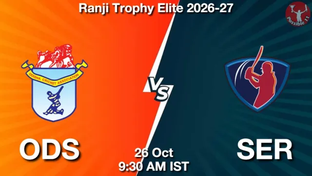 ODS vs SER ड्रीम11 भविष्यवाणी, फैंटेसी क्रिकेट टीम - 26 अक्टूबर 2026