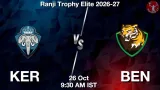 KER vs BEN Dream11 Prediction, Preview & Updates - <small>Mon, 26 Oct 09:30 AM IST</small>