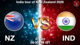 NZ vs IND Dream11 Prediction, Preview & Updates - <small>Tue, 27 Oct 12:30 PM IST</small>