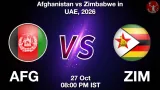 AFG vs ZIM Dream11 Prediction, Preview & Updates - <small>Tue, 27 Oct 08:00 PM IST</small>