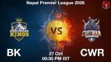 BK vs CWR Dream11 Prediction, Preview & Updates - <small>Tue, 27 Oct 12:30 PM IST</small>