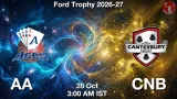 AA vs CNB Dream11 Prediction, Preview & Updates - <small>Wed, 28 Oct 03:00 AM IST</small>