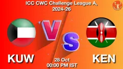 KUW vs KEN 41st Match Picture