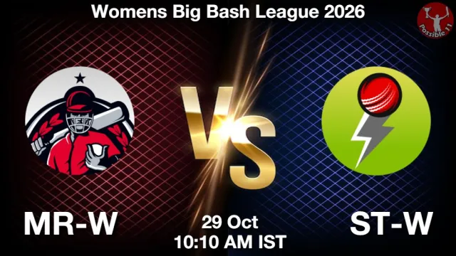 MR-W vs ST-W ड्रीम11 भविष्यवाणी, फैंटेसी क्रिकेट टीम - 29 अक्टूबर 2026