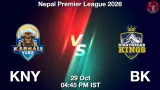 KNY vs BK Dream11 Prediction, Preview & Updates - <small>Thu, 29 Oct 04:45 PM IST</small>
