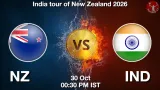NZ vs IND Dream11 Prediction, Preview & Updates - <small>Fri, 30 Oct 12:30 PM IST</small>