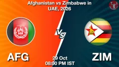 AFG vs ZIM 2nd T20I Picture