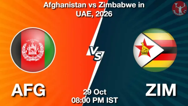 AFG vs ZIM Match Previews and Cricket Tips