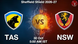 TAS vs NSW TAS vs NSW - Sheffield Shield