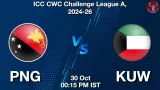 PNG vs KUW Dream11 Prediction, Preview & Updates - <small>Fri, 30 Oct 12:15 PM IST</small>