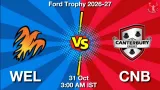 WEL vs CNB Dream11 Prediction, Preview & Updates - <small>Sat, 31 Oct 03:00 AM IST</small>