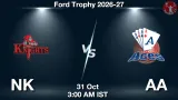 NK vs AA Dream11 Prediction, Preview & Updates - <small>Sat, 31 Oct 03:00 AM IST</small>