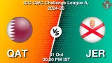 QAT vs JER Dream11 Prediction, Preview & Updates - <small>Sat, 31 Oct 12:00 PM IST</small>