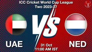 UAE vs NED - ICC Cricket