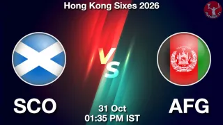 SCO vs AFG - Hong Kong