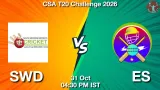 SWD vs ES Dream11 Prediction, Preview & Updates - <small>Sat, 31 Oct 04:30 PM IST</small>