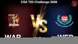 WAR vs WEP Dream11 Prediction, Preview & Updates - <small>Sat, 31 Oct 09:30 PM IST</small>