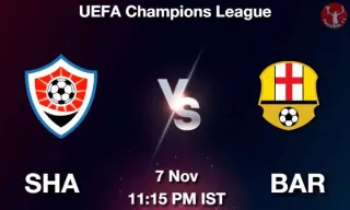 SHA vs BAR Matcch Previews