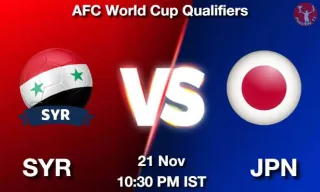 SYR vs JPN Matcch Previews