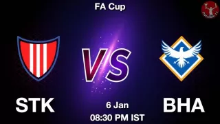 STK vs BHA Matcch Previews