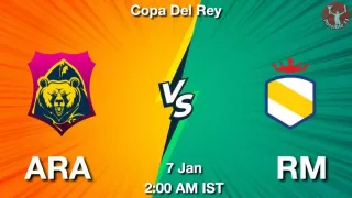 ARA vs RM Matcch Previews