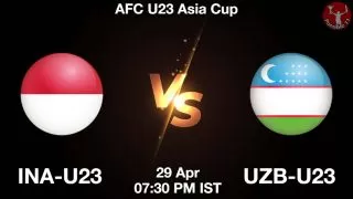 INA-U23 vs UZB-U23 Matcch Previews
