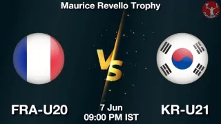 FRA-U20 vs KR-U21 Matcch Previews