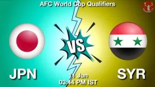 JPN vs SYR Matcch Previews
