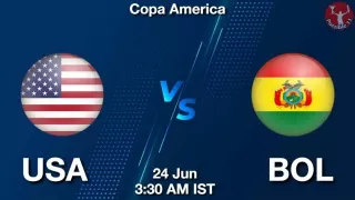 USA vs BOL Matcch Previews