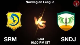 SRM vs SNDJ Matcch Previews