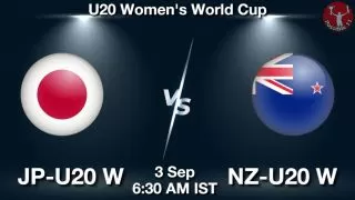 JP-U20 W vs NZ-U20 W Matcch Previews