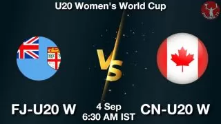 FJ-U20 W vs CN-U20 W Matcch Previews