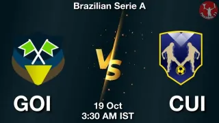 GOI vs CUI Matcch Previews