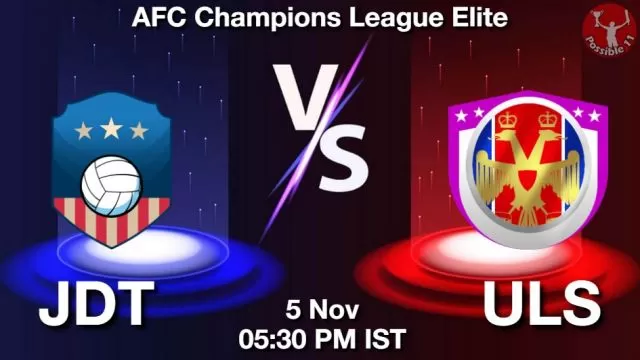 JDT vs ULS ड्रीम11 भविष्यवाणी, फैंटेसी क्रिकेट टीम - 05 नवंबर 2024
