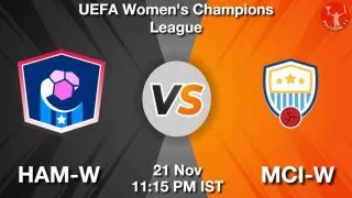 HAM-W vs MCI-W Matcch Previews