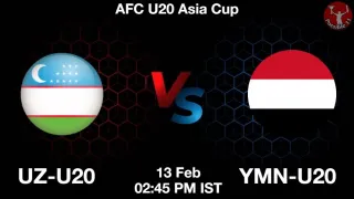 UZ-U20 vs YMN-U20 Matcch Previews