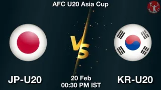 JP-U20 vs KR-U20 Matcch Previews