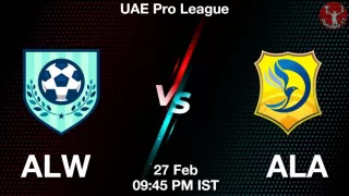 ALW vs ALA Matcch Previews