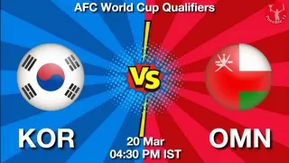 KOR vs OMN Matcch Previews