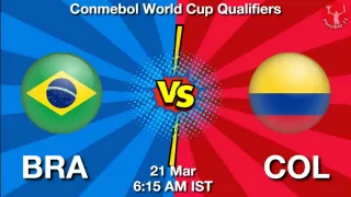 BRA vs COL Matcch Previews