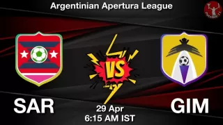 SAR vs GIM Matcch Previews