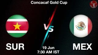 SUR vs MEX Matcch Previews